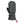 Seirus black insulated mitten with zippered pocket and adjustable wrist strap
