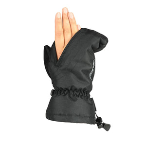 Seirus black convertible mitten with fingers exposed