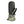 Seirus camouflage pattern mitten with black leather palm and adjustable wrist strap