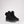 Pajar black lace up winter boots with grey platform soles and faux fur trim