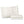 Cream colored pillowcase and folded sheet set