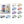 Assorted colors and patterns of heated electric blankets with remote controls