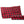 Red and black buffalo plaid pillowcase and folded sheet set with white snowflake pattern