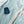 Shavel heated blanket controller on light blue textured fabric
