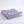 Folded lavender fleece blanket with satin trim