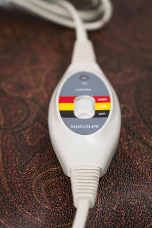 Shield Life heating pad controller with high low and off settings