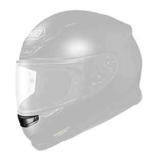 Shoei motorcycle helmet with clear visor