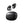 Shokz black open ear wireless earbuds and charging case