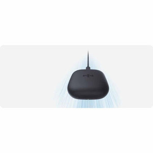 Shokz black wireless charging pad with cable