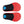 Sidas red and black insoles with blue heel inserts