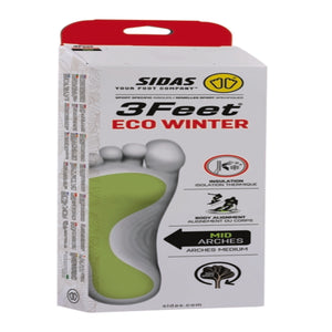 Sidas 3Feet Eco Winter mid arch insole packaging