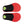 Sidas red and black insoles with green heel inserts