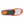 Sidas orange and black athletic shoe insole with grey forefoot pad