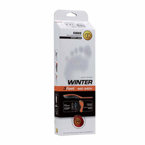 Sidas Winter 3Feet mid arch insoles in retail packaging