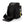 Black backpack with open front compartment and white logo on top
