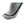 Close up of Sidas grey performance sock with black trim and blue and green stripes