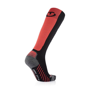 Sidas Nordic ski sock in black and red