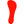 Red solid footprint shape