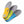 Three Sidas insoles with yellow green and blue arch supports on grey textured footbeds