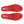 Pair of red Sidas shoe insoles with yellow logo