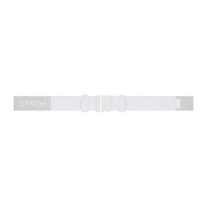 White Smith Optics goggle strap with adjustable plastic buckles