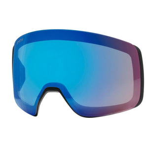 Smith ski goggles with blue mirrored lens