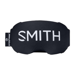 Black Gogglesoc protective cover with white Smith logo