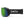 Smith Optics snow goggles with black frame and green mirrored lens