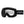 Smith black snow goggles with clear lens and branded strap