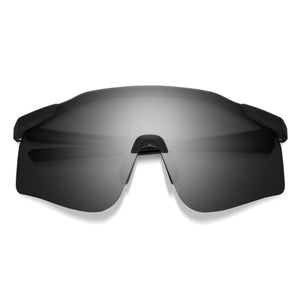 Smith Optics black shield sunglasses with dark grey lenses