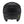 Back view of matte black Smith Optics ski helmet with goggle strap clip and adjustable dial