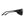 Side profile of black Smith sunglasses with side shields