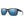 Smith Optics matte black sunglasses with blue mirrored lenses