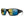 Smith Optics black sunglasses with blue and yellow reflective lenses