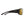 Smith Optics black sunglasses with gold lenses viewed from the side