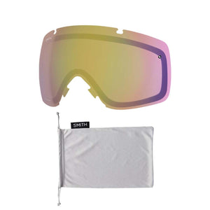 Smith Optics replacement snow goggle lens with a microfiber storage bag