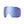 Replacement blue mirrored ski goggle lens