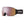 Smith Optics snow goggles with a rose gold mirrored lens and black strap