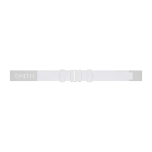 White Smith Optics goggle strap with adjustment buckles