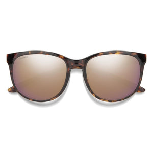 Smith Optics tortoise shell sunglasses with brown mirrored ChromaPop lenses