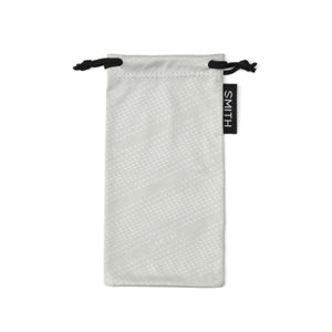 Smith Optics grey microfiber drawstring eyewear pouch