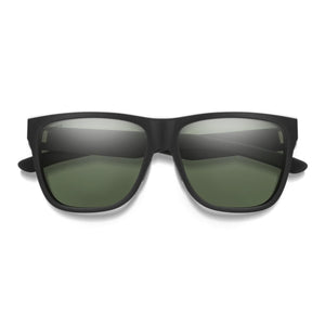 Smith matte black sunglasses with green ChromaPop lenses