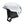 Smith Optics white snow helmet with black ear pads and chin strap