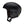 Matte black Smith Optics Vantage MIPS ski helmet with ear pads and chin strap