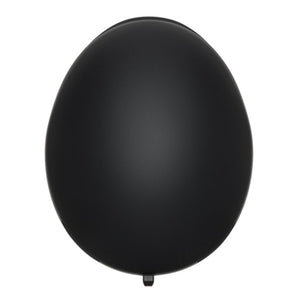 Top view of a matte black bicycle helmet