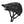 Matte black Smith mountain bike helmet with visor and integrated sunglasses