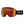 Smith Optics ski goggles with black frame and orange mirrored lens