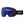 Smith Optics black ski goggles with blue mirrored lens