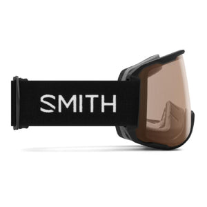 Smith Optics snow goggles with black strap and brown lens