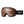 Smith black snow goggles with brown tinted lens